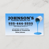 Druk op wassen en verven met details visitekaartje (Voorkant)