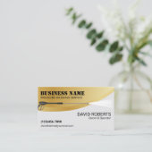 Druk op wassen Moderne Gold Power Wash-reiniging Visitekaartje (Staand voorkant)