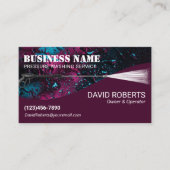 Druk op wassen Moderne wasprogramma Visitekaartje (Voorkant)