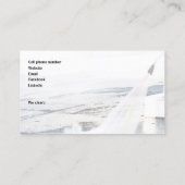 Druk op Wasverbinding maken met uw klant Visitekaartje (Achterkant)