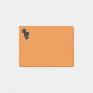 Druk op zwart post-it® notes