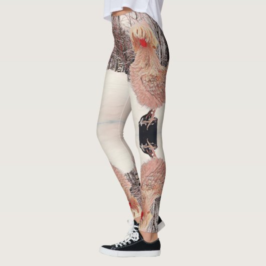 druk over PINK SNEEUW LEGGINGS (Links)