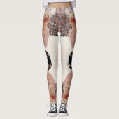 druk over PINK SNEEUW LEGGINGS (Voorkant)