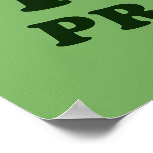 Druk peren weerstaan poster (Hoek)