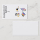 Druk Pictogrammen1, Naam, Adres 1, Adres 2, Conta. Visitekaartje (Voorkant / Achterkant)