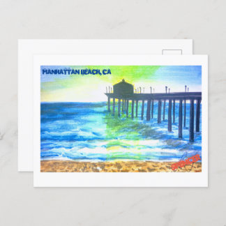 Druk pier briefkaart