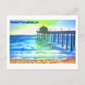 Druk pier briefkaart (Voorkant)