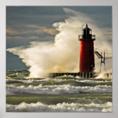 Druk pier poster (Voorkant)