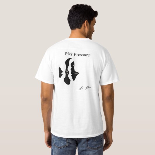 Druk pier t-shirt (Achterkant volledig)