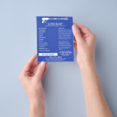 Druk Pistool waterverstuiver blauw Flyer (Hand)