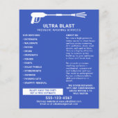 Druk Pistool waterverstuiver blauw Flyer (Voorkant)
