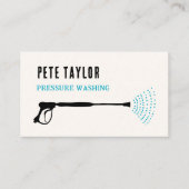 Druk raam wassen visitekaartje (Voorkant)