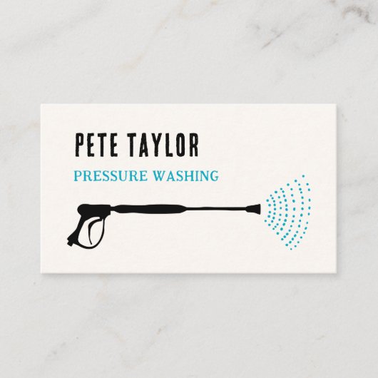 Druk raam wassen visitekaartje (Voorkant)