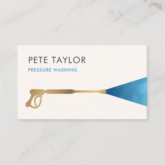 Druk raam wassen visitekaartje (Voorkant)