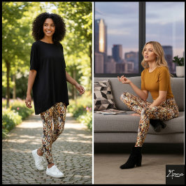 Druk Realistisch Honden Gezicht Fok Patroon Leggings