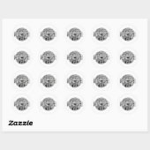 Druk Ronde Sticker (Vel)