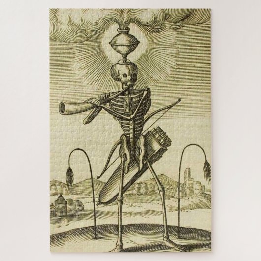 druk skelet legpuzzel (Verticaal)