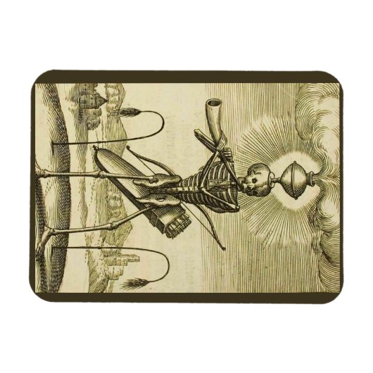 druk skelet magneet (Horizontaal)