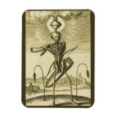 druk skelet magneet (Verticaal)