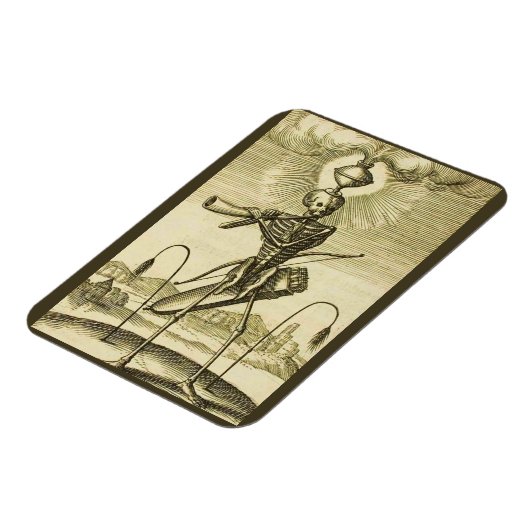 druk skelet magneet (Linkerzijde)