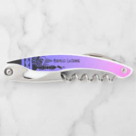 Druk stop. tribaal patroon kurkentrekker