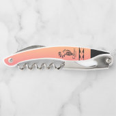 Druk stop. tribaal patroon kurkentrekker (Achterkant)