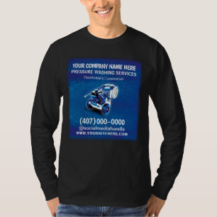 Druk (stroom) Sjabloon wassen en reinigen T-shirt