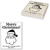 Druk uw eigen kerstkaarten af rubberstempel (Gestempeld)