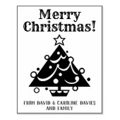 Druk uw eigen kerstkaarten af rubberstempel (Afrduk)