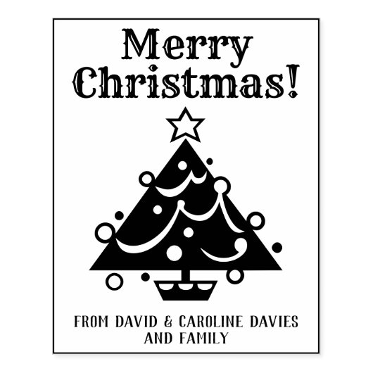 Druk uw eigen kerstkaarten af rubberstempel (Afrduk)