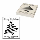 Druk uw eigen kerstkaarten af rubberstempel