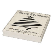 Druk uw eigen kerstkaarten af rubberstempel (Stempel)