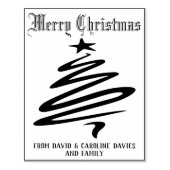 Druk uw eigen kerstkaarten af rubberstempel (Afrduk)