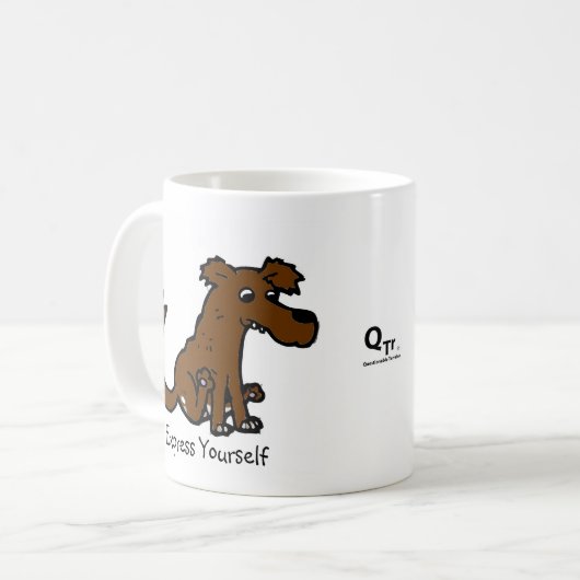 Druk uw eigen koffie-Mok uit Koffiemok (Voorkant links)