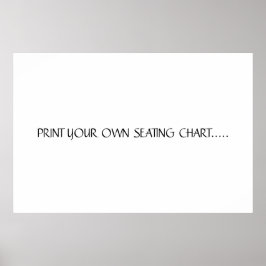 DRUK UW EIGEN VERZITTINGSKAART AF POSTER