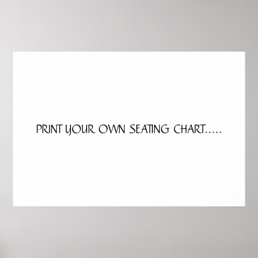 DRUK UW EIGEN VERZITTINGSKAART AF POSTER (Voorkant)