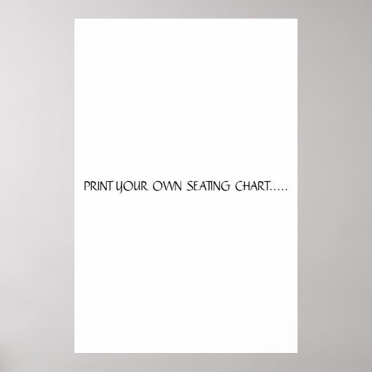 DRUK UW EIGEN VERZITTINGSKAART AF POSTER (Voorkant)