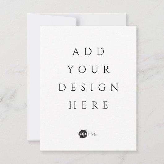 Druk uw kaart / uitnodiging op elke gewenste groot (Voorkant)