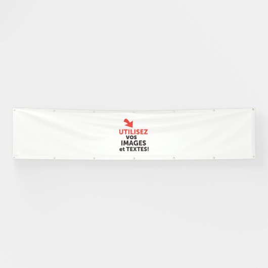 Druk uw ontwerpen online in het Nederlands af Spandoek (Horizontaal)