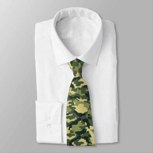 Druk van de Camouflage van het oerwoud de Groene Stropdas (Gebonden)