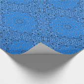 Druk van de Stof van de Sjaal van Paisley Bandana Cadeaupapier (Hoek)