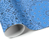 Druk van de Stof van de Sjaal van Paisley Bandana Cadeaupapier (Rol Hoek)