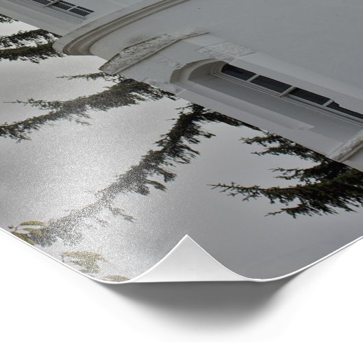 Druk van de vuurtoren van de rivier de Umpqua Foto Afdruk (Hoek)