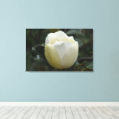 Druk van het Canvas van de magnolia Grandiflora (Insitu (Houten vloer))