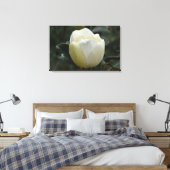 Druk van het Canvas van de magnolia Grandiflora Afdruk (Insitu (Slaapkamer))
