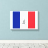 Druk van het Canvas van de Vlag van de Toren van Afdruk (Insitu (Houten vloer))