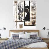 Druk van het Verrekte Canvas van de Taal van de st Afdruk (Insitu (Slaapkamer))