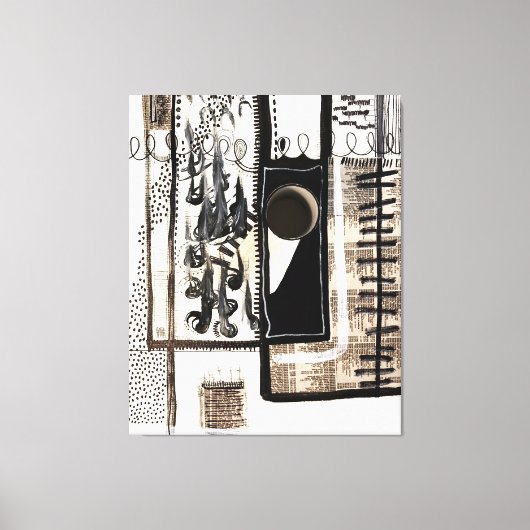 Druk van het Verrekte Canvas van de Taal van de st Afdruk (Voorkant)