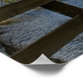 Druk van Suwannee River Boardwalk Poster (Hoek)