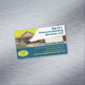 Druk/Visitekaartje voor het wassen van stroom Magnetisch Visitekaartje (Voorbeeld)